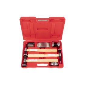 Karosszéria idom és kalapács készlet 7 részes