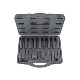   Gépi bit készlet 3/4" és 1" befogó adapterekkel 16 részes